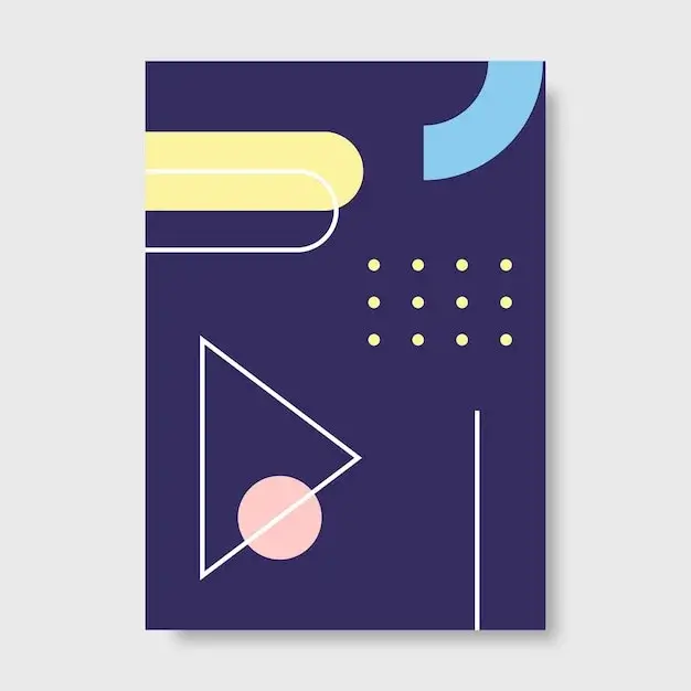 Simple Geometric Shape Poster