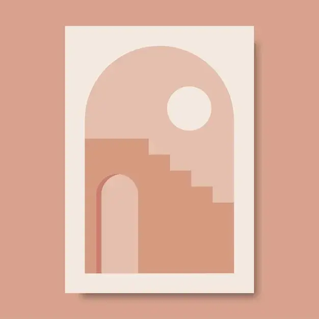 Minimalist Archway Poster