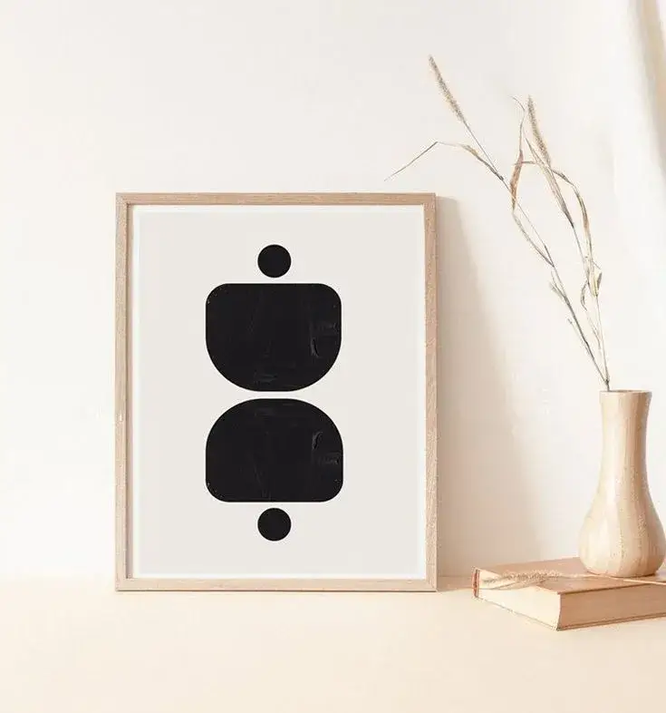 Neutral Tones Abstract Art