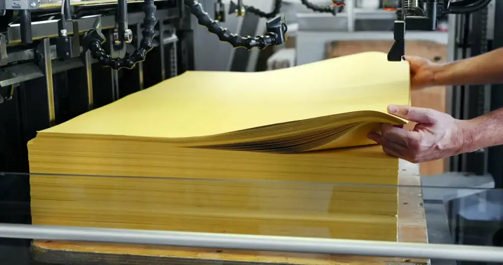 High-quality paper and printing process