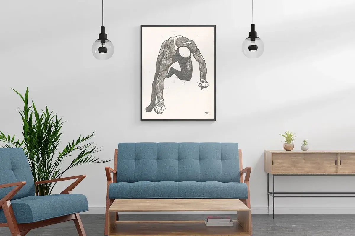 Customer interior with a poster collection 2