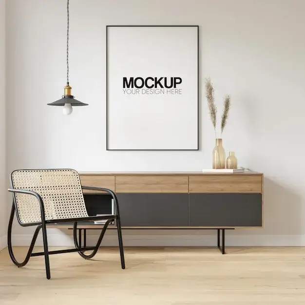 Customer interior with a poster collection 3