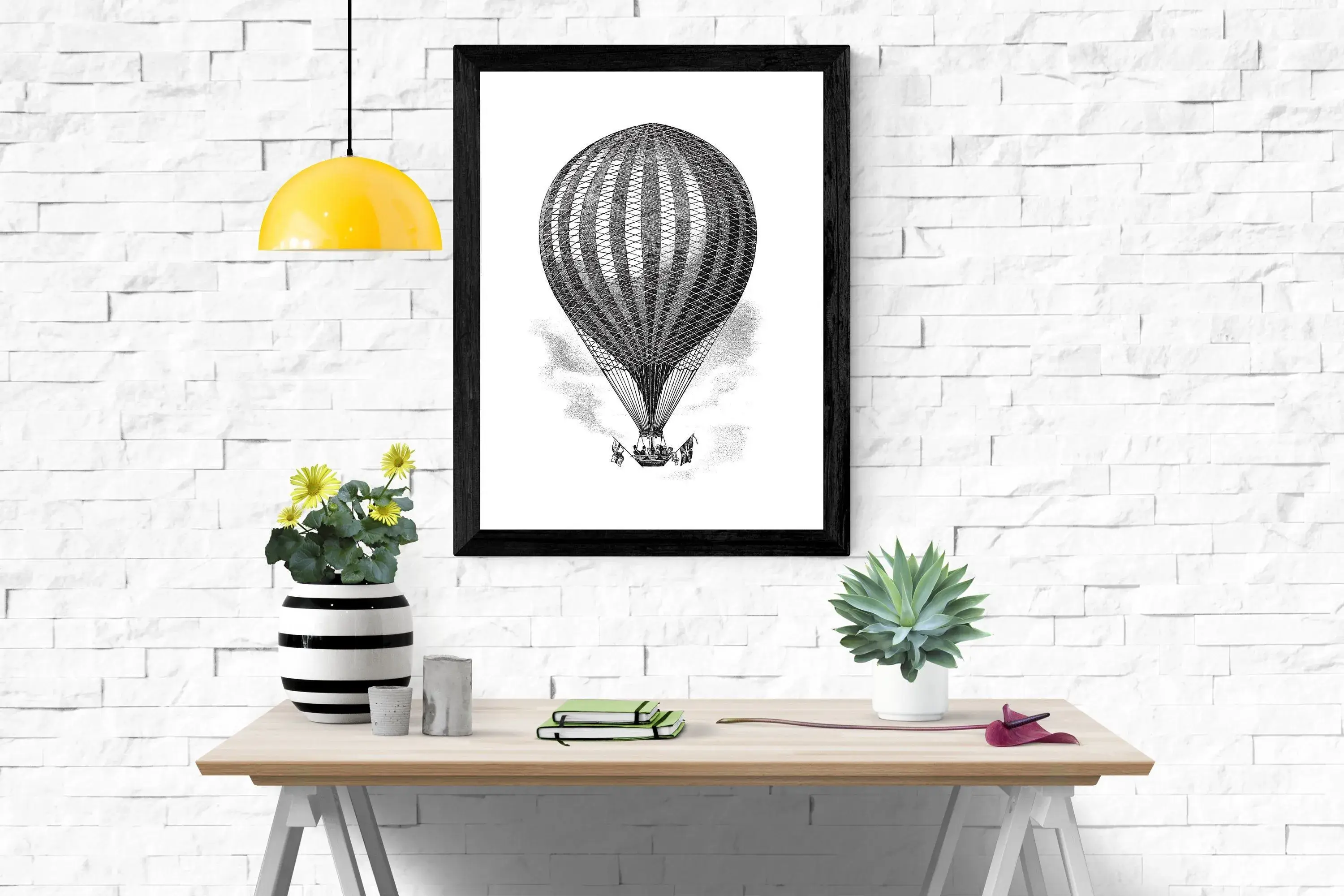 Customer interior with a poster collection 4