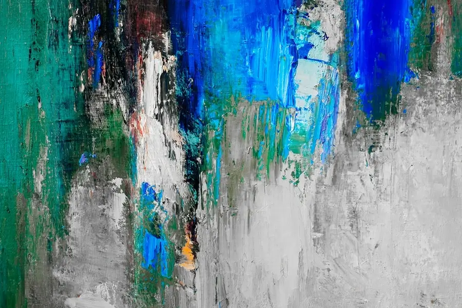 Close-up of a high-quality art print showing texture