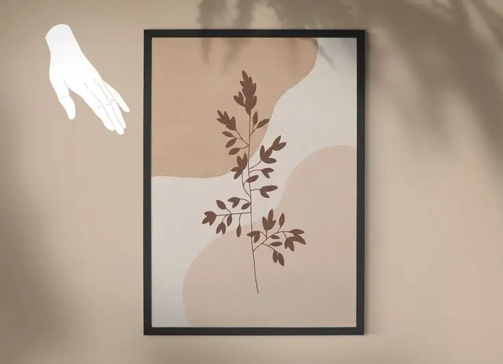 Minimalist botanical print